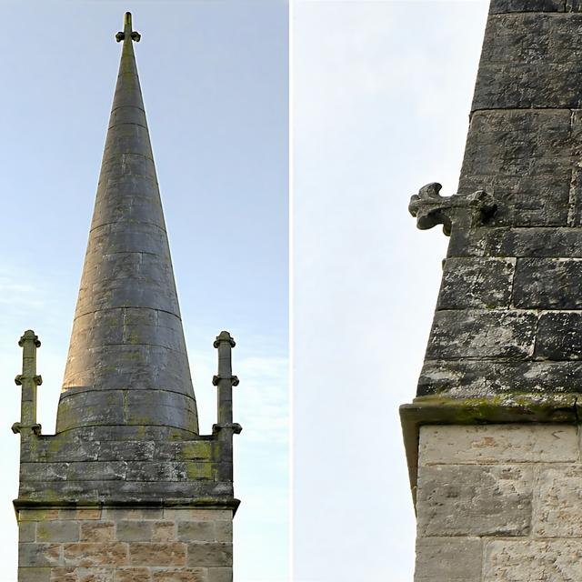 Tetbury Parish Church Spire before leadwork